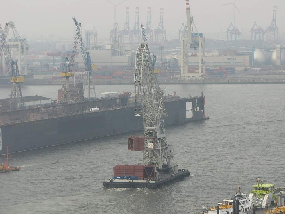 Elbe und Hafen