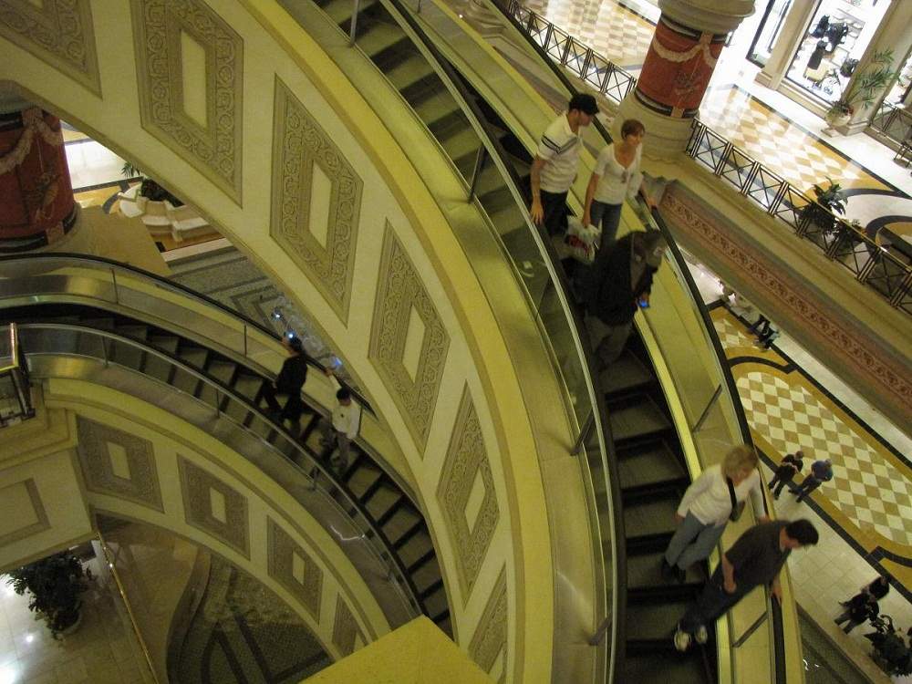 Las Vegas - Rolltreppe