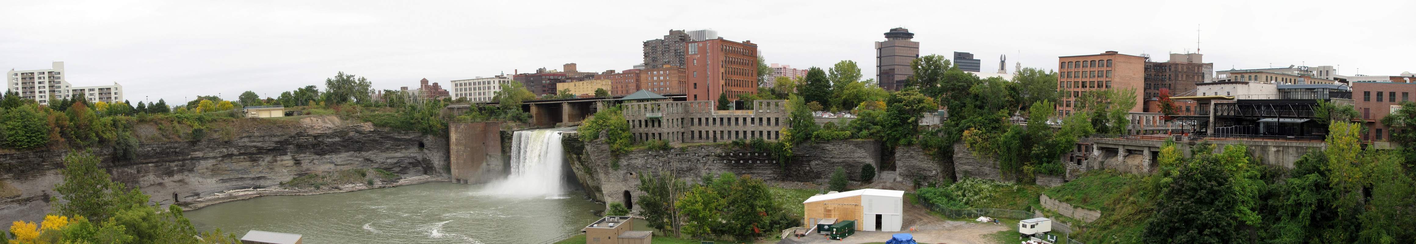 Rochester, NY - Panorama High Falls