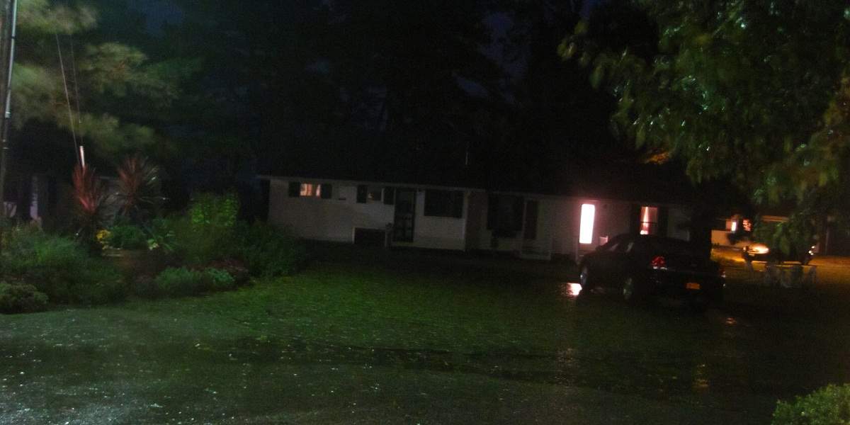 Unser Zimmer von au�en