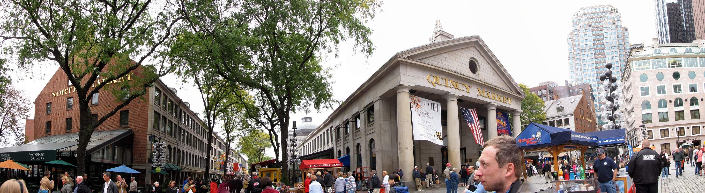 Boston Quincy Market Panorama