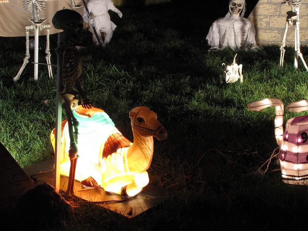 Halloween Haus in Newport, Rhode Island.