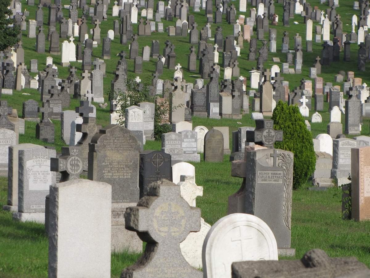 Auf dem Calvary Cemetery, Queens, New York City