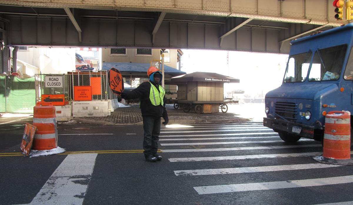 Auf dem Weg zu Pier 17