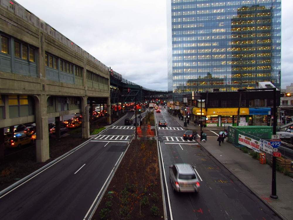 Queensboro Plaza von oben