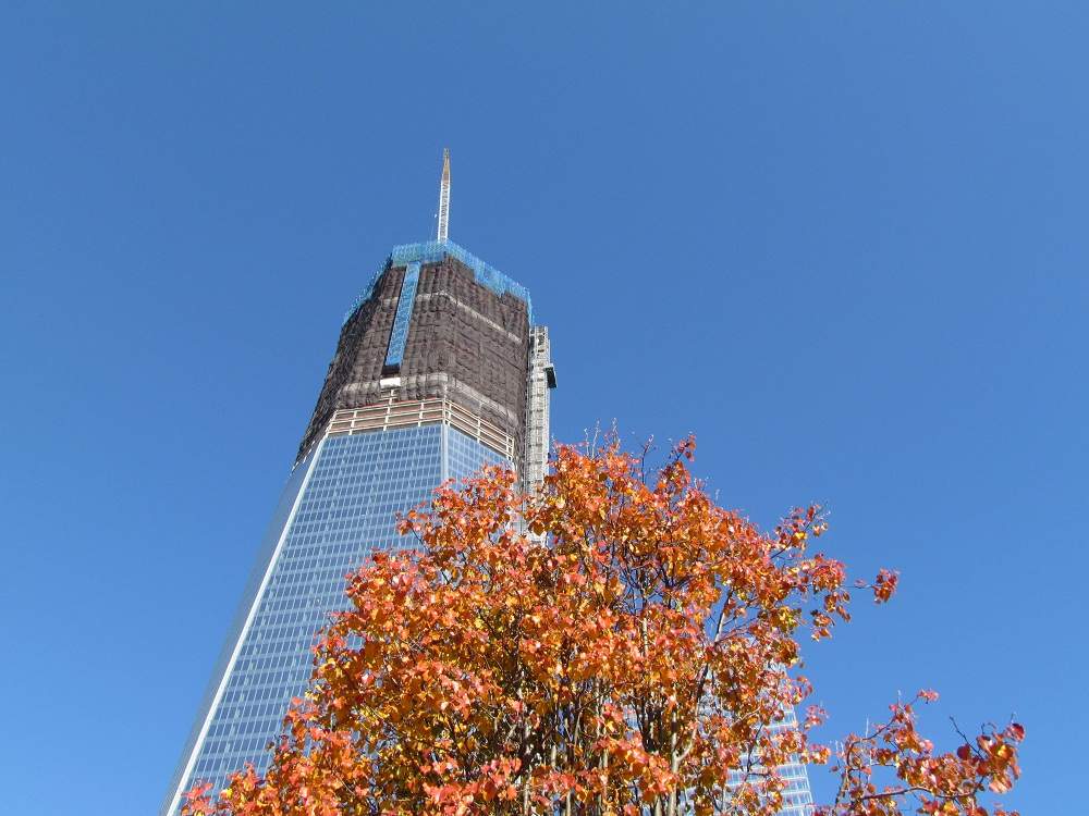 Beim 9-11-Memorial